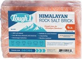 Tough1 Himalayan Rock Salt Brick in packaging labelled 4 lb