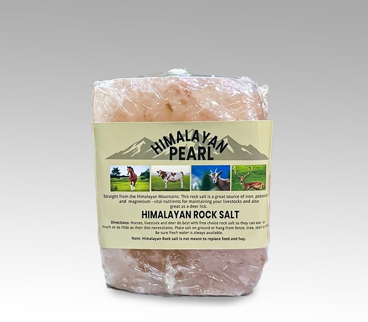 Himalayan Pearl packaged Himalayan rock salt block